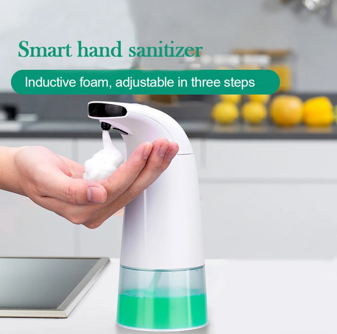 Automatic Foaming Soap Dispenser Touchless Hand Washer Sensor Portable Infrared Sensing Foam Liquid Machine For Bathroom Kitchen Home Office
