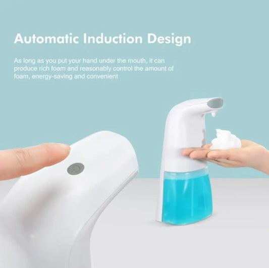 Automatic Foaming Soap Dispenser Touchless Hand Washer Sensor Portable Infrared Sensing Foam Liquid Machine For Bathroom Kitchen Home Office