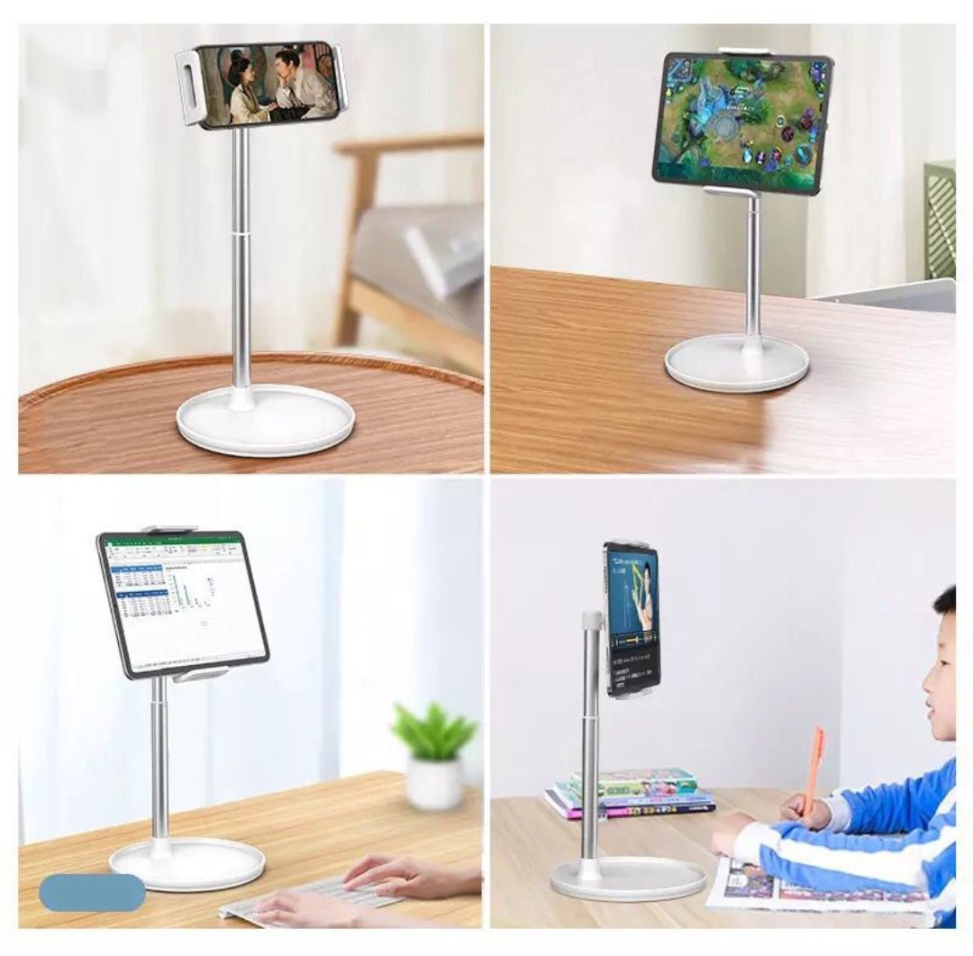 Mobile and Tablet Stand Holder Universal | Height Adjustable 360° Stand Holder For Every Mobile and Tablet