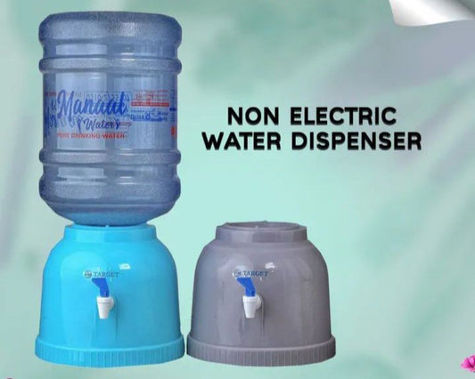 Manual Table Top Water Bottle Dispenser Stand With Tap Portable Non Electric