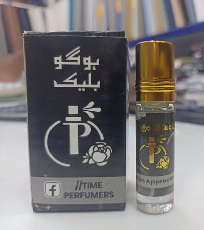 Pack of 3 - Hogo Black 6ML Perfume Attar/Itar free from Alcohol For Unisex