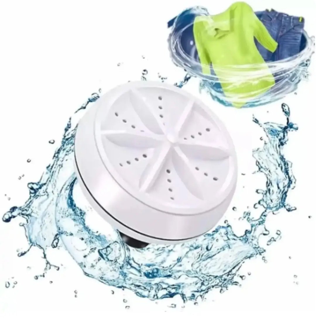 MiniWashing Machine,Portable Ultrasonic USB Turbo Washing Machine,Mini Washer for Travelling,Camping,Business Trip.Mini Washing Machine for Cleaning Sock,Underwear,Small Rags,Towel