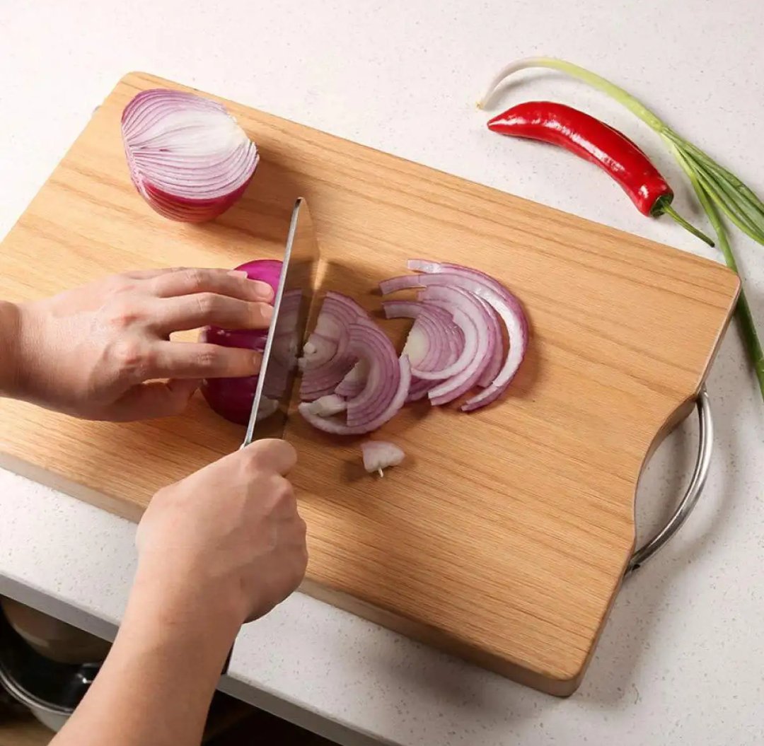 Organic Bamboo Cutting Board for Cut Meat Vegetables Food Prep Revisible Cutting Serving Board- Size 26x36cm
