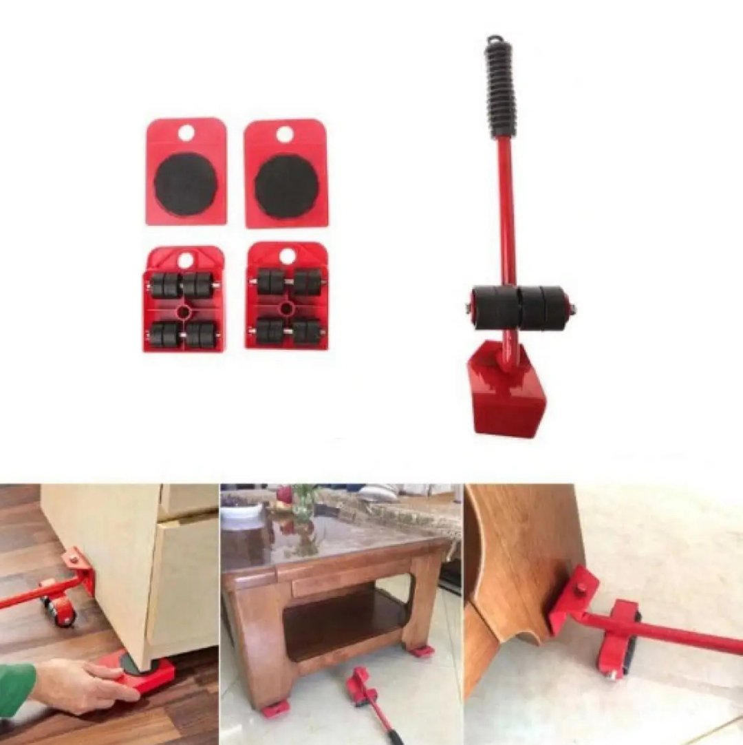 Furniture Lifter Easy Moving Sliders 5 Packs Mover Tool Set Heavy Furniture Appliance Moving &amp; Lifting System Maximum Load Weight 150kg