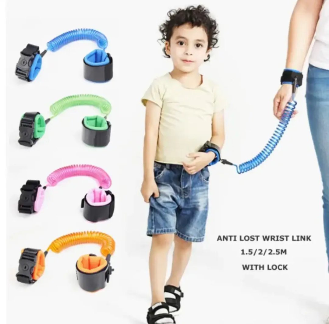 Child Anti Lost Wrist 1 Piece - Link Safety Harness Strap Rope Leash Walking Hand Belt Band Wristband For Toddlers, Kids Loss