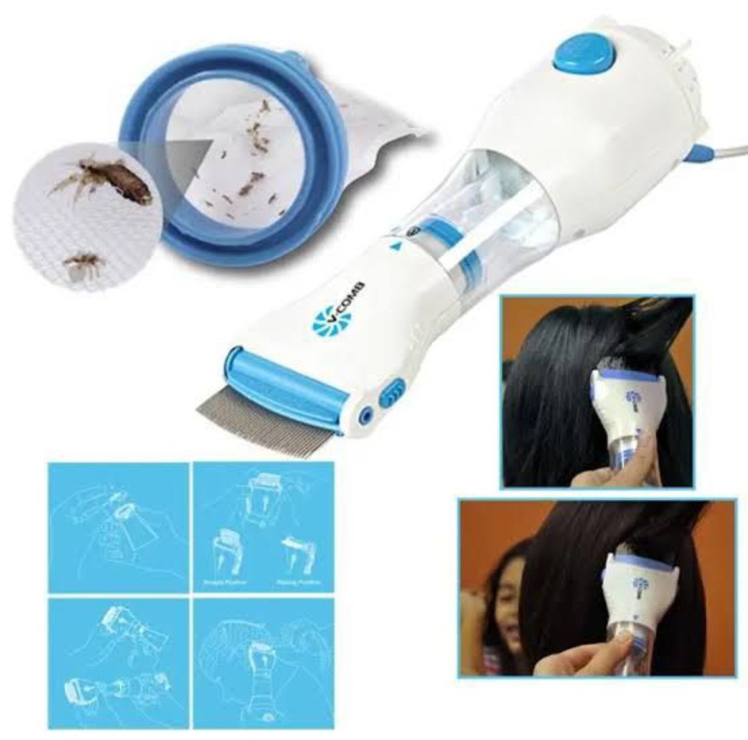 High Quality Lice Comb|V comb Lice Machine|Anti Lice Machine With 4 Filter|V comb Head Lice Machine|Lice Remover Machine With Steel Comb| V comb Head Lice Machine |V comb Machine For hairs