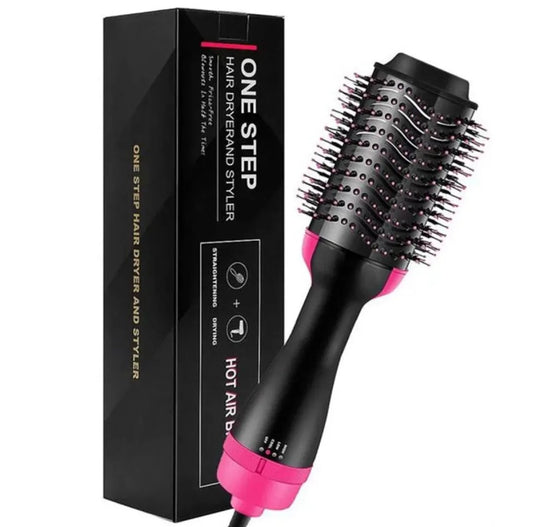 Hair &amp; Blow Dryer Brush in One, Professional Hot Air Brush 3 in 1 One Step Hair Dryer and Styler Volumizer with Negative Ion for Drying, Tools Blow Dryer, Straightening, Curling, Salon for All Hair Types