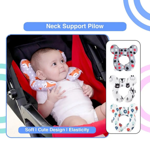 New Baby Pillow Head Protective Baby Travel Pillow Baby Neck Pillows for Car Seat Pushchair Toddler Head Neck Support Pillows Newborn Children U Shape Headrest Toddler Cushion 0-3 Years
