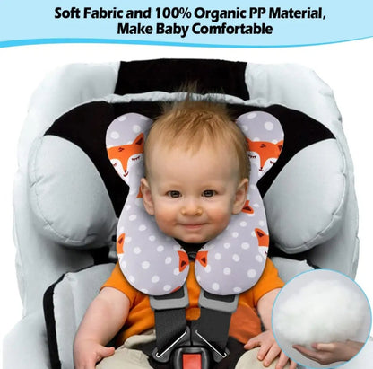 New Baby Pillow Head Protective Baby Travel Pillow Baby Neck Pillows for Car Seat Pushchair Toddler Head Neck Support Pillows Newborn Children U Shape Headrest Toddler Cushion 0-3 Years