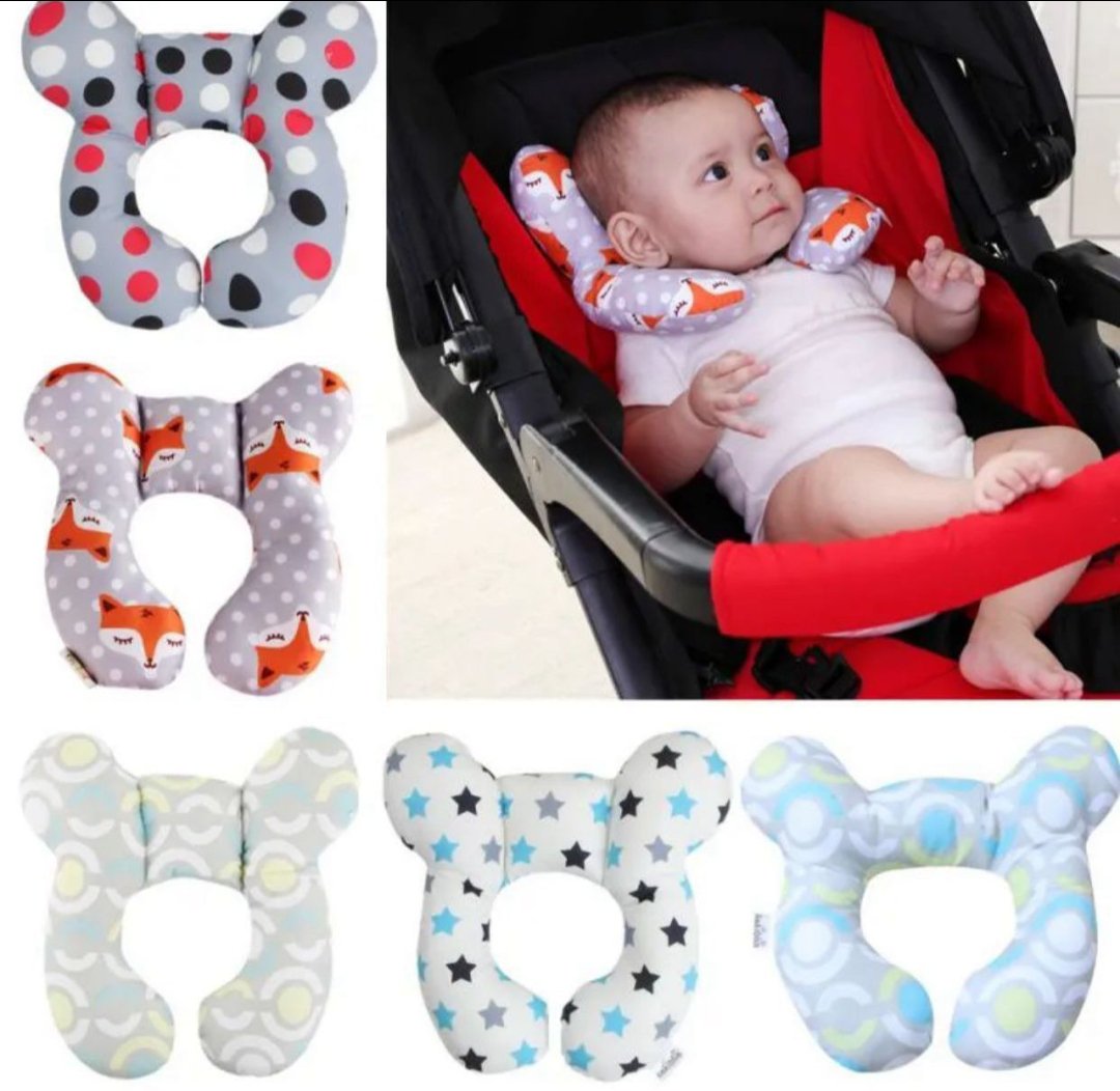 New Baby Pillow Head Protective Baby Travel Pillow Baby Neck Pillows for Car Seat Pushchair Toddler Head Neck Support Pillows Newborn Children U Shape Headrest Toddler Cushion 0-3 Years