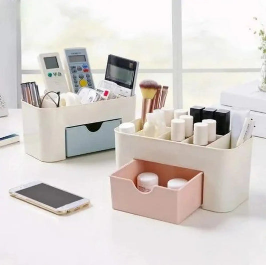 Makeup Organizer Sto Plastic Box Cosmetic Organizer Jewelry Box Small Drawer Office Home Miscellaneous, Organizer Storage Container / Plastic Drawer Cosmetic Box Desktop Make Up Jewelry Case Home Organizer Accessories Supplies Gear Stuff