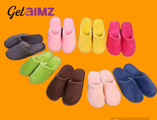 2 Pair Carpet Soft Slippers for Women Men Home shoes Non-slip Slides Fluffy Slippers Couple Indoor Bedroom House Slippers
Standard Size (Random Colours)