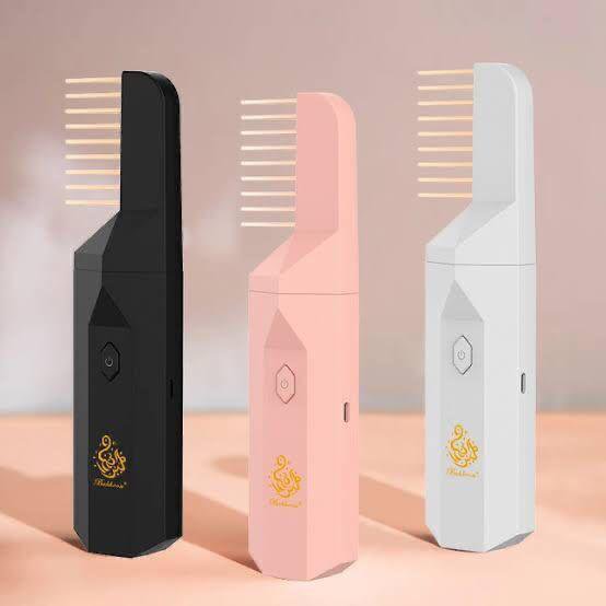 Pro 2 in 1 Hair Diffuser, Bakhoor Burner, Bakhoor Hair Comb Diffuser, Hair Bakhoor Comb, Portable Arabian Rechargeable
