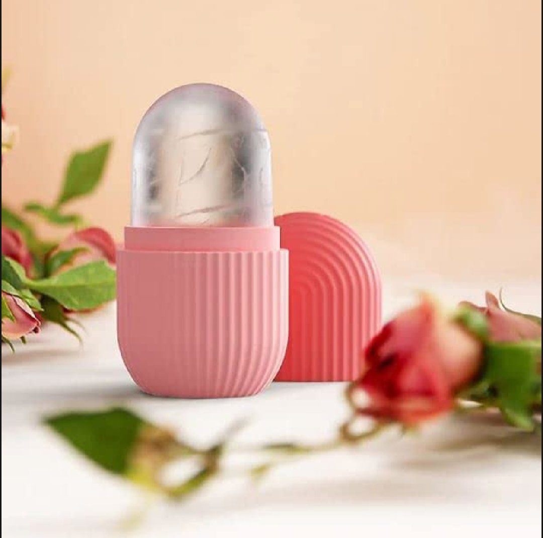 BEAUTY ICE ROLLER FOR FACE MASSAGER &amp; EYE REUSABLE FACE ROLLERS FACIAL ROLLER BOX FACE ICE ROLLER TO ENHANCE SKIN GLOW, SHRINK &amp; TIGHTEN PORES (PACK OF 1)