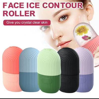 BEAUTY ICE ROLLER FOR FACE MASSAGER &amp; EYE REUSABLE FACE ROLLERS FACIAL ROLLER BOX FACE ICE ROLLER TO ENHANCE SKIN GLOW, SHRINK &amp; TIGHTEN PORES (PACK OF 1)