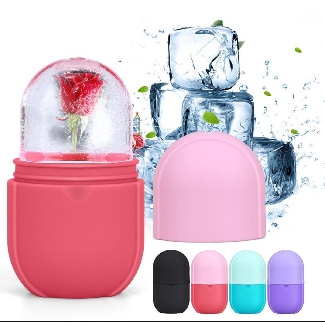 BEAUTY ICE ROLLER FOR FACE MASSAGER &amp; EYE REUSABLE FACE ROLLERS FACIAL ROLLER BOX FACE ICE ROLLER TO ENHANCE SKIN GLOW, SHRINK &amp; TIGHTEN PORES (PACK OF 1)
