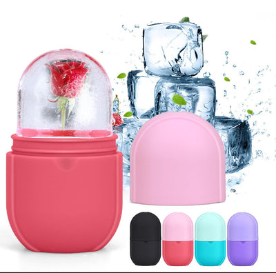BEAUTY ICE ROLLER FOR FACE MASSAGER &amp; EYE REUSABLE FACE ROLLERS FACIAL ROLLER BOX FACE ICE ROLLER TO ENHANCE SKIN GLOW, SHRINK &amp; TIGHTEN PORES (PACK OF 1)