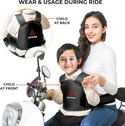 Baby Kids Two Wheeler Safety Belt Safety For Children For Scooty Scooter Bike Motorcycle Seat Belt Harness