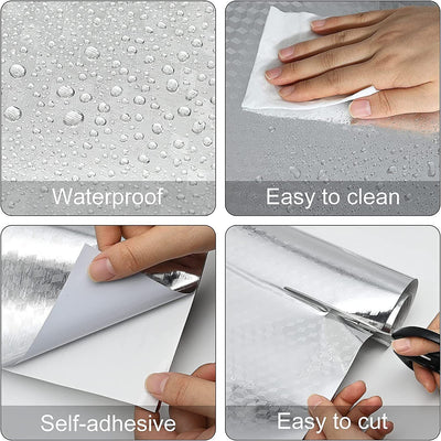 Aluminum Foil Self Adhesive Wall Stickers