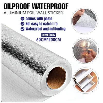 Aluminum Foil Self Adhesive Wall Stickers