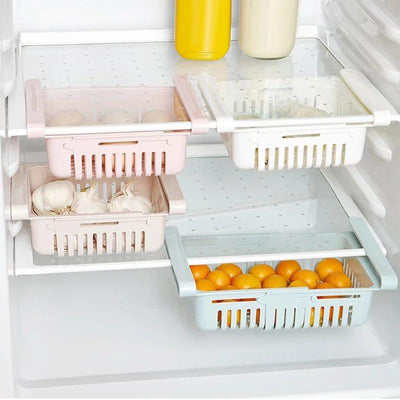 Adjustable Fridge Storage Basket (Pack of 2)
