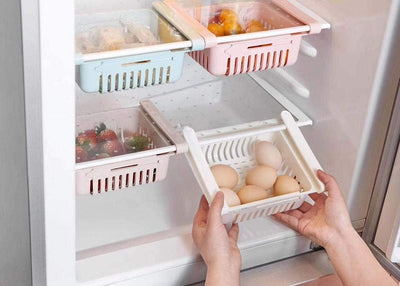 Adjustable Fridge Storage Basket (Pack of 2)