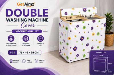 Home Protectors Combo Deal Double Washing Machine, Fridge & Washing Machine Cover - Water & Dust Proof
