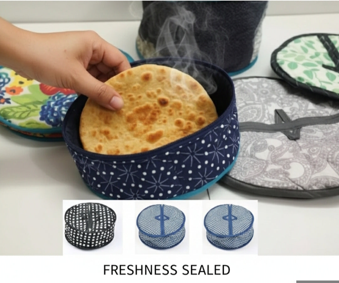 Premium Kitchen Set Pack of 3 – Parachute Apron, Oven Gloves & Roti Bag